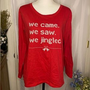 Women’s, red, Christmas Top